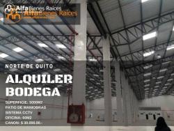Se alquila bodega 5000m2 - Quito - ALFA Bienes Raíces